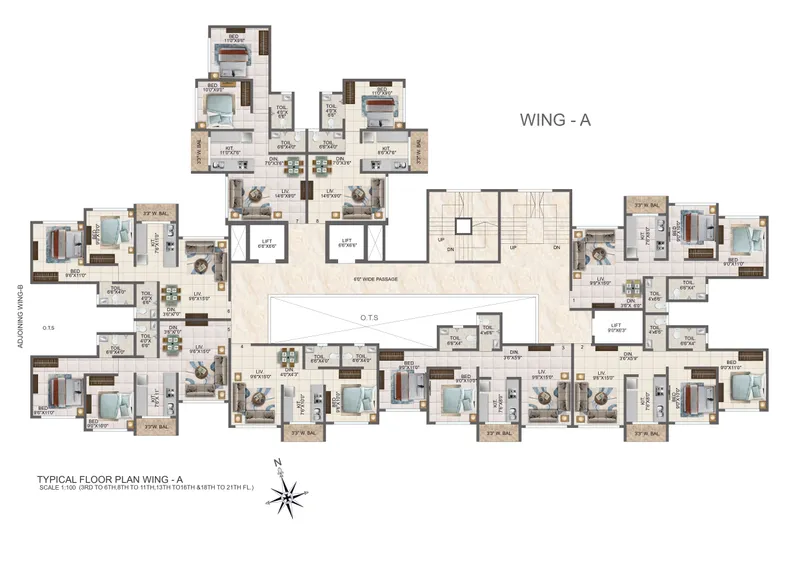 1/2 BHK Flats In Naigaon East