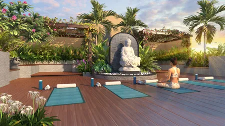 1/2 BHK Flats In Naigaon East - Meditation Area